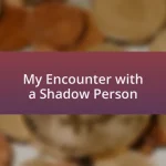 My Encounter with a Shadow Person
